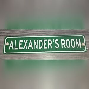 Metal 18" ALEXANDER Street Sign